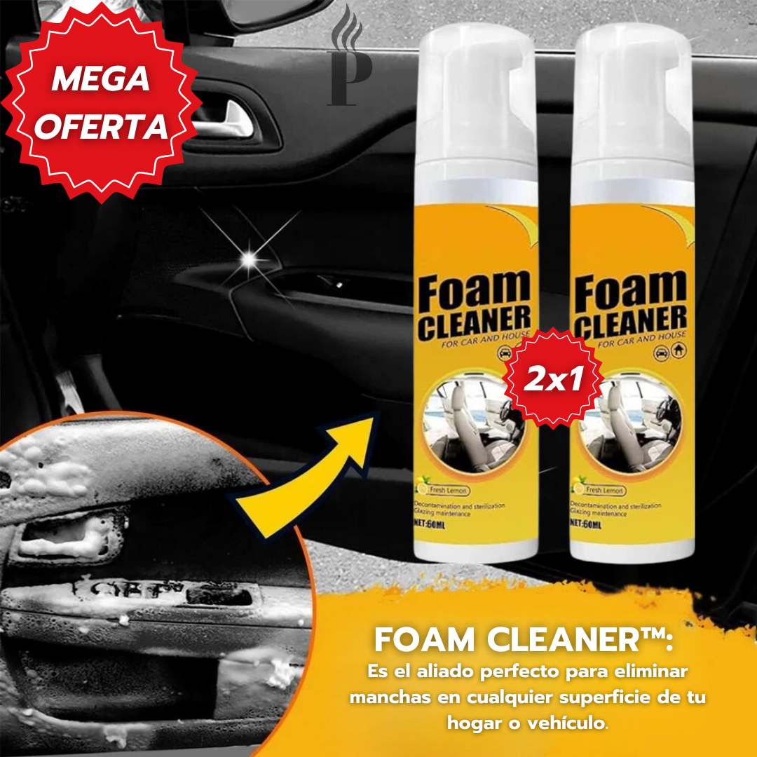 Oferta Especial 2x1: Foam Cleaner™  - Espuma Limpiadora Profesional Multiusos